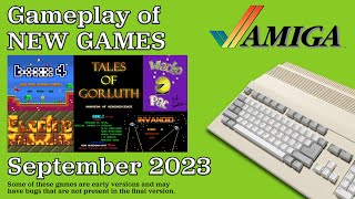 Gameplay of New Amiga Games, September 2023