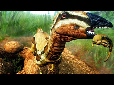 Meus Pais Fizeram Uma TOCA ENORME, Filhote Oryctodromeus, NOVOS DINOS! | Beasts Of Bermudas (#3)