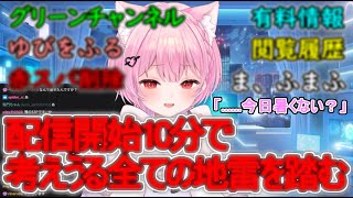 配信開始10分で、考えうる全ての地雷を踏むみけねこ【みけねこ 切り抜き】