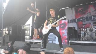 Blessthefall live Warped Tour Dallas