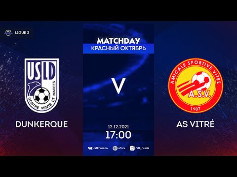 AFL21. France. Ligue 3.  Dunkerque - AS Vitré