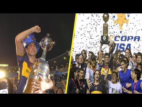 Los últimos 5 títulos internacionales de BOCA JUNIORS