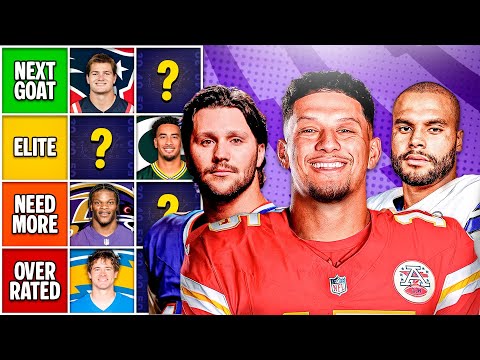 2025 NFL QB Tier List!