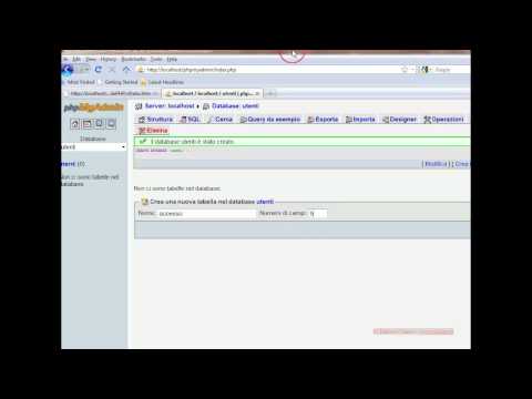 Video Corso PHP con MySQL (XAMPP) ITA - 3