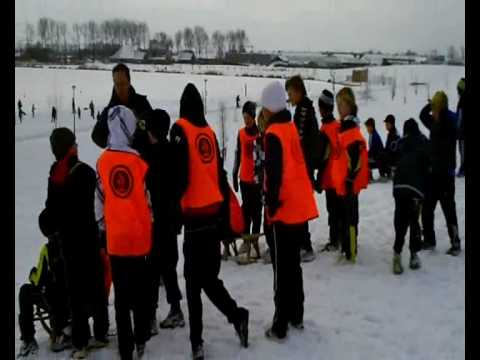 Reiger Boys E selectie-sneeuw looptraining (09-01-2010)