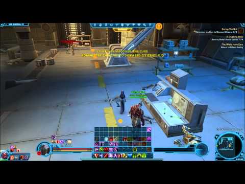 SWTOR SI Sorc LS Nar Shaddaa Class Quest - Curing the Rot