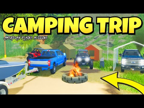 I went on a GROUP CAMPING Trip in Roblox American Plains Mudding!