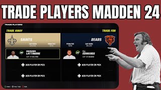 How to Trade Players in Madden 24 - Easy Tutorial for Madden NFL 24 #madden24