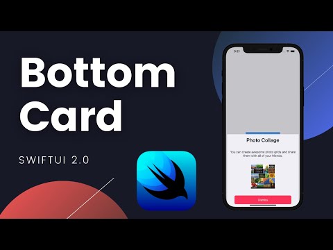 SwiftUI: Bottom Card / Sheet (2021, Xcode 12, SwiftUI 2.0) - iOS Development