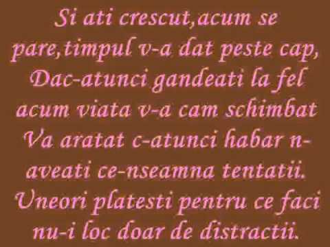 Zmili feat Boogie - A fost o vreme lyrics