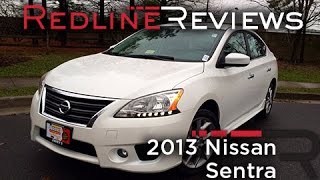 2013 Nissan Sentra Review, Walkaround, Exhaust, & Test Drive