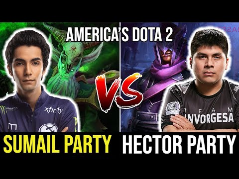 SUMAIL Necrophos Vs K1 HECTOR Anti Mage. America Dota 2 Showdown.