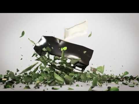 Logo Reveal Falling 3d Old TV Crash