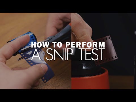 Testing Your Film Chemistry: The Art of the Snip Test