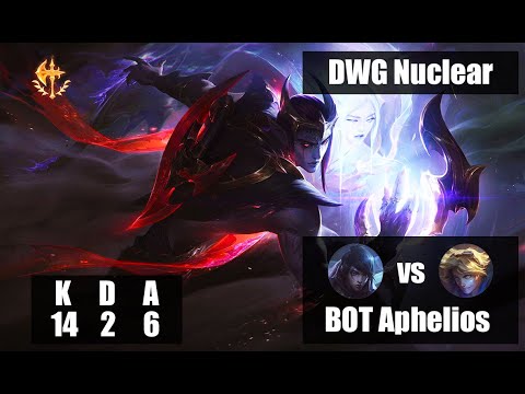 아펠리오스 vs 이즈리얼 (바텀) | DWG Nuclear | KR Grandmaster | KDA 14/2/6 | 10.10 패치 | 리그 오브 리플레이