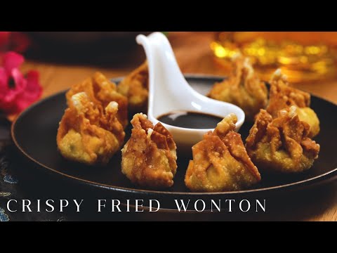 How to make Easy Chinese Fried Wantons | Recipe for the crispiest pork and prawn dumplings 餛飩/云吞