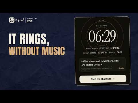 Fajrunaa: Fajr Alarm video thumbnail