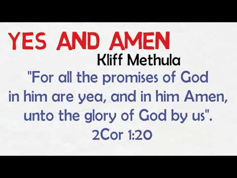 Kliff Methula-Yes And Amen(Official Lyrics Video)