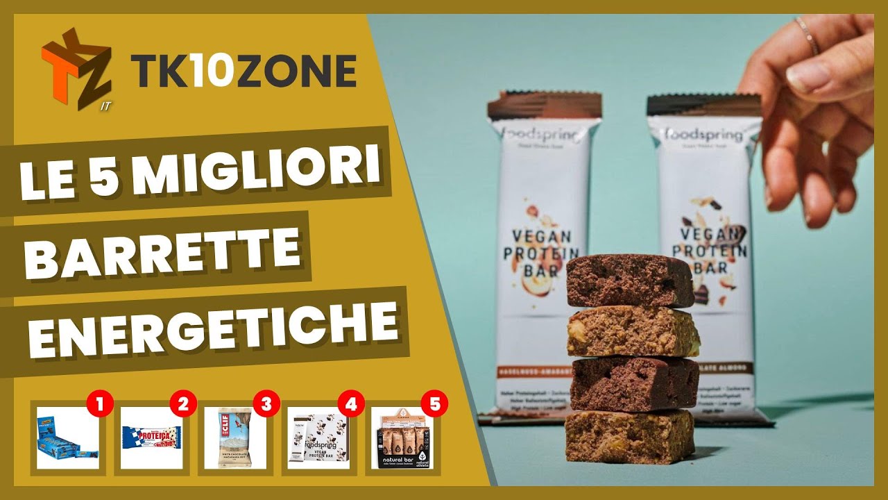 Le 5 migliori barrette energetiche