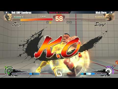 SSF4 AE2012 VxG EMP Santhrax vs Nick Hero - Next Level Battle Circuit #5 Tournament