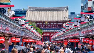 Trip to Asakusa | Visiting Senso-ji Temple and eating around | Japan Travel | ASMR