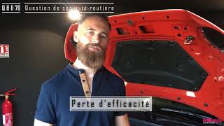 Le niveau du liquide de frein