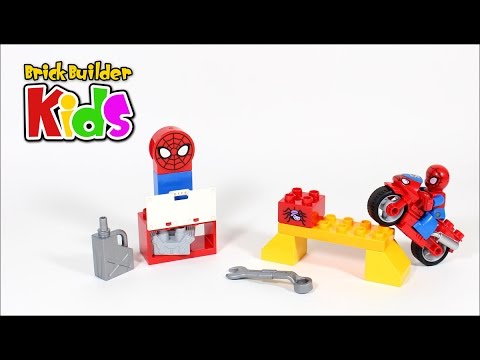 Vidéo LEGO Duplo 10607 : L'atelier de la moto-araignée de Spider-Man