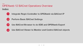 TV241103 OPENweb12 BACnet Integration Overview