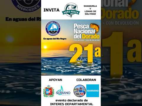 Falta muy poco para la FIESTA NACIONAL DEL DORADO en Mercedes, Soriano 🇺🇾 Te esperamos!