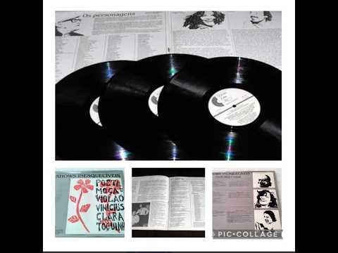 ANÚNCIO DE LANÇAMENTO DOS TRÊS LPS DO SHOW O POETA A MOÇA E O VIOLÃO  - 1973