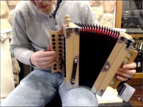 WELTDEUCAJDBW - NEW Beechwood Weltmeister Deutsche Cajun Diatonic Button Accordion LMMH 10 / 2 $1299