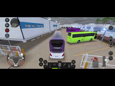 Night to Day Ride in United States Terminals In Bus Simulator Ultimate || Gamdroid