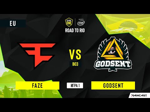 FaZe vs GODSENT [Map 1, Overpass] | BO3 | ESL One: Road to Rio