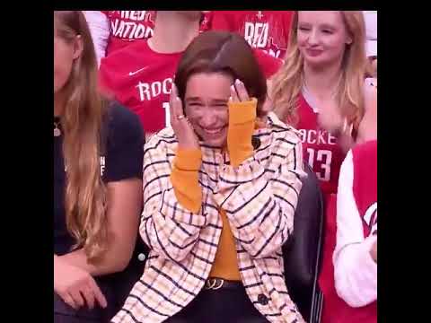 Rockets Mascot Trolls 'Game Of Thrones' Actress Danenerys Targaryen With Starbucks Cup