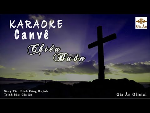Gia Ân | Karaoke - Canvê Chiều Buồn | Official Music Video