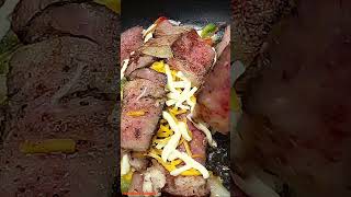 Download lagu Classic Hot Roast Beef Sub Sandwich with Peppers and Onions #shorts #hotroastbeefsubsandwich mp3