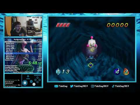 Bomberman Hero JP 100% Speedrun in 1:18:31 (World Record)