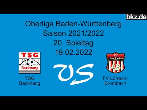 Fußball-Oberliga:  TSG Backnang - FV Lörrach-Brombach