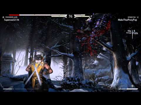 MKX~ Raiden (Supercool2134) vs.  Scropion (MakeThatPonyPoP) HD