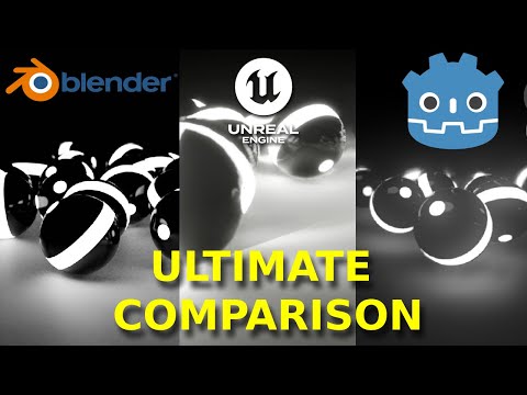 Godot vs Blender vs Unreal Engine ULTIMATE COMPARISON
