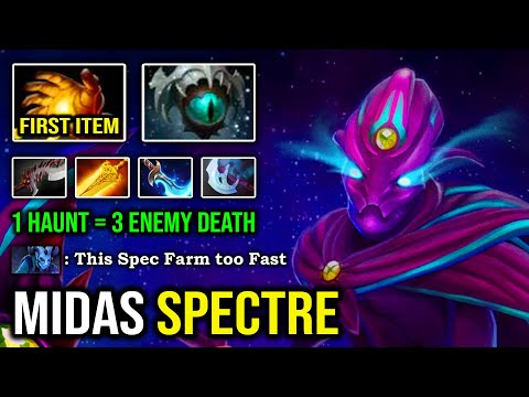 MIDAS BUILD IS BACK 7.27 Spectre Insane Farm Speed EZ Counter Morph Ft 1 Haunt = 3 Down DotA 2