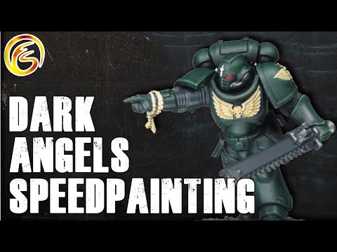 How To Quickly Paint Dark Angels Primaris  - Warhammer 40k Painting Tutorial