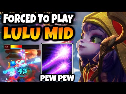 Forced to play Lulu Mid by my chat in High Elo. But it works.