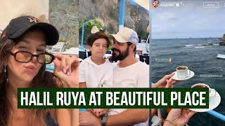 Halil Ibrahim Ceyhan and Ruya Coric At Beautiful Place !Sila Turkoglu in Istanbul