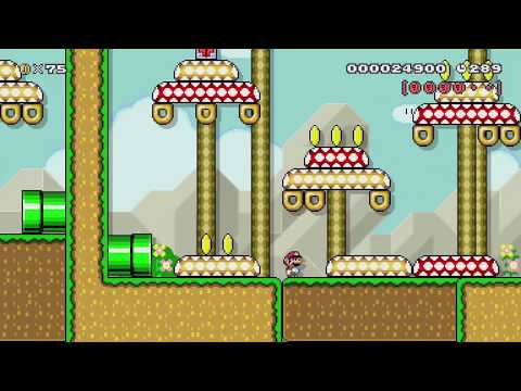 3-1 Apple Pie Autumnpass by Kyevmu - Super Mario Maker - No Commentary 1bm