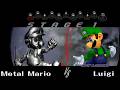 Super Smash Bros Melee Metal Mario Classic Mode 2K 60FPS