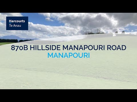 870b Hillside Manapouri Road, Manapouri, Southland, 0 bedrooms, 0浴, House