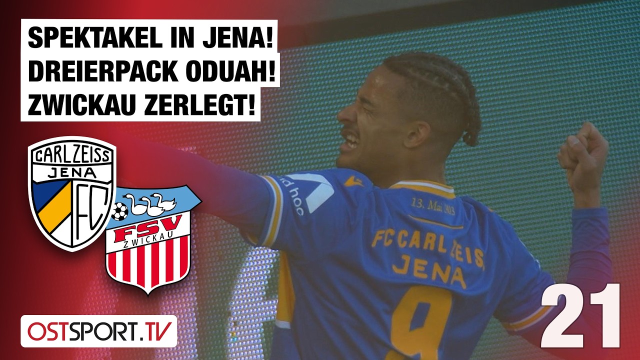 Carl Zeiss Jena vs FSV Zwickau Highlights