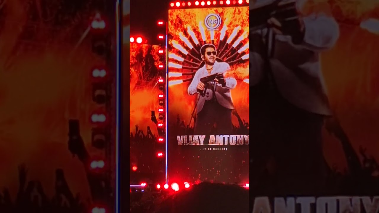 Vijay Antony concert in chennai