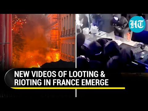 France On Fire: Rioters Caught Ransacking Stores in New Video; Macron Says Will Shut Social Media
